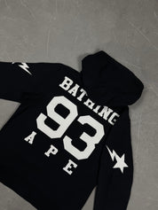 Bape Apehead Logo Backprint Hoodie (S)