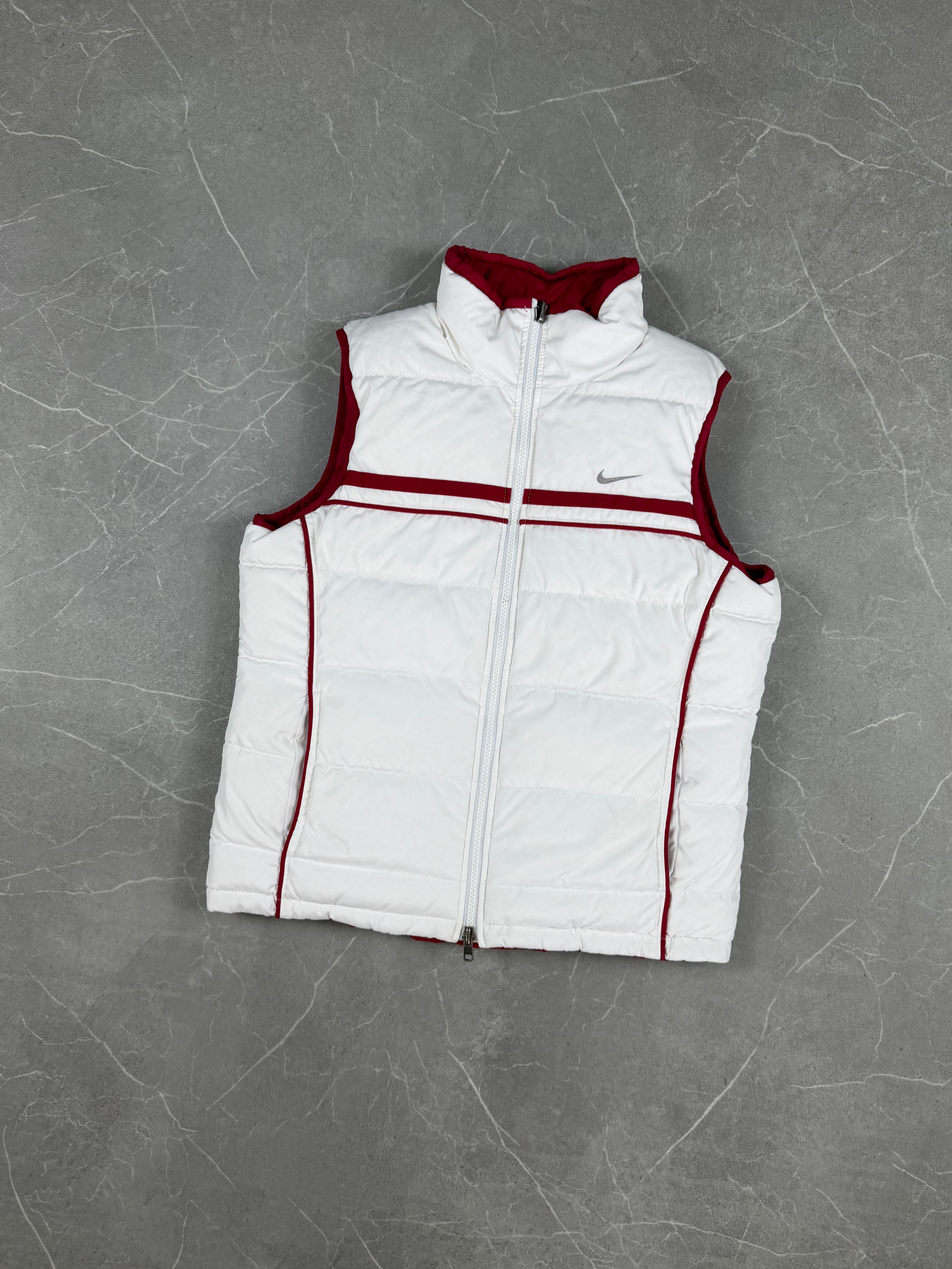 Rare Nike reversible Puffer Weste vintage (XS)
