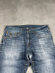 True Religion washed Bootcut Jeans (M)