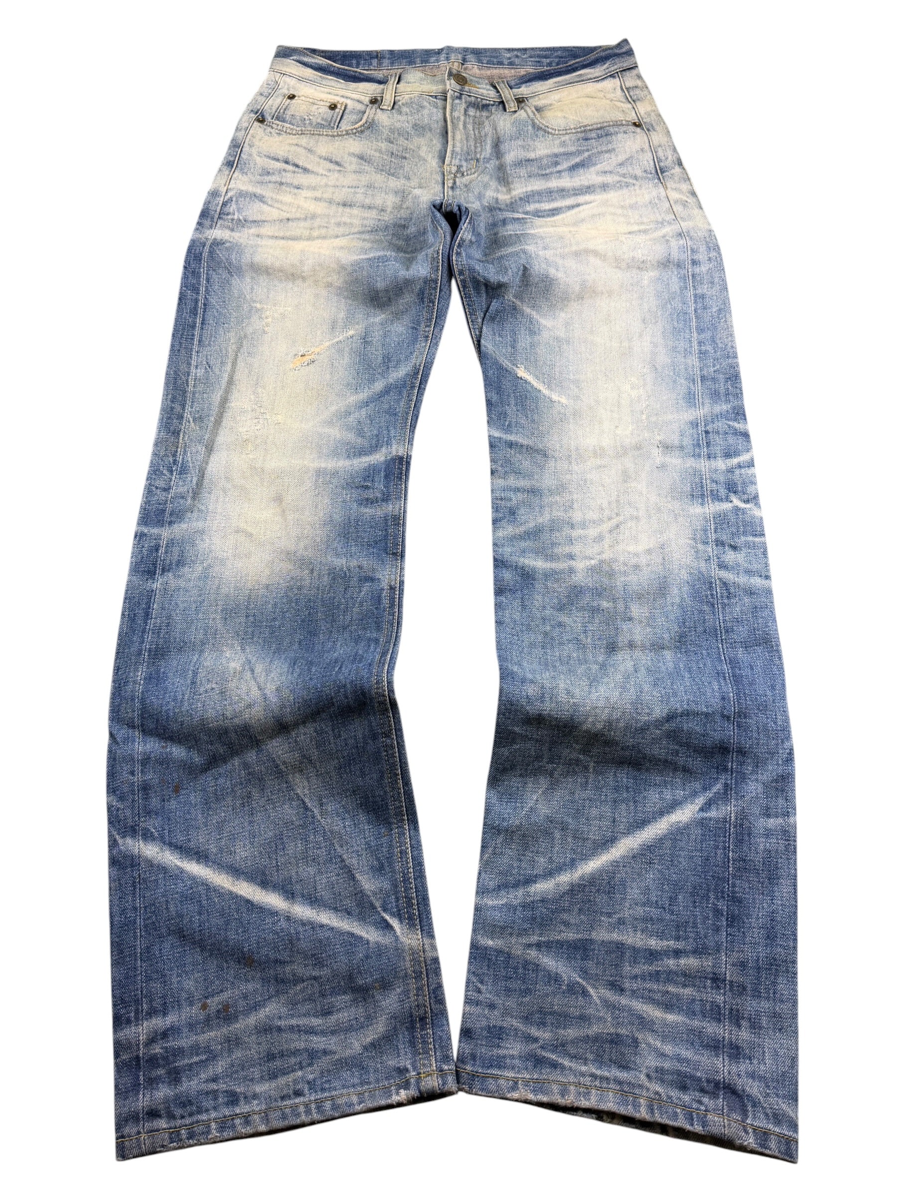Ultra washed Straight Jeans (S)