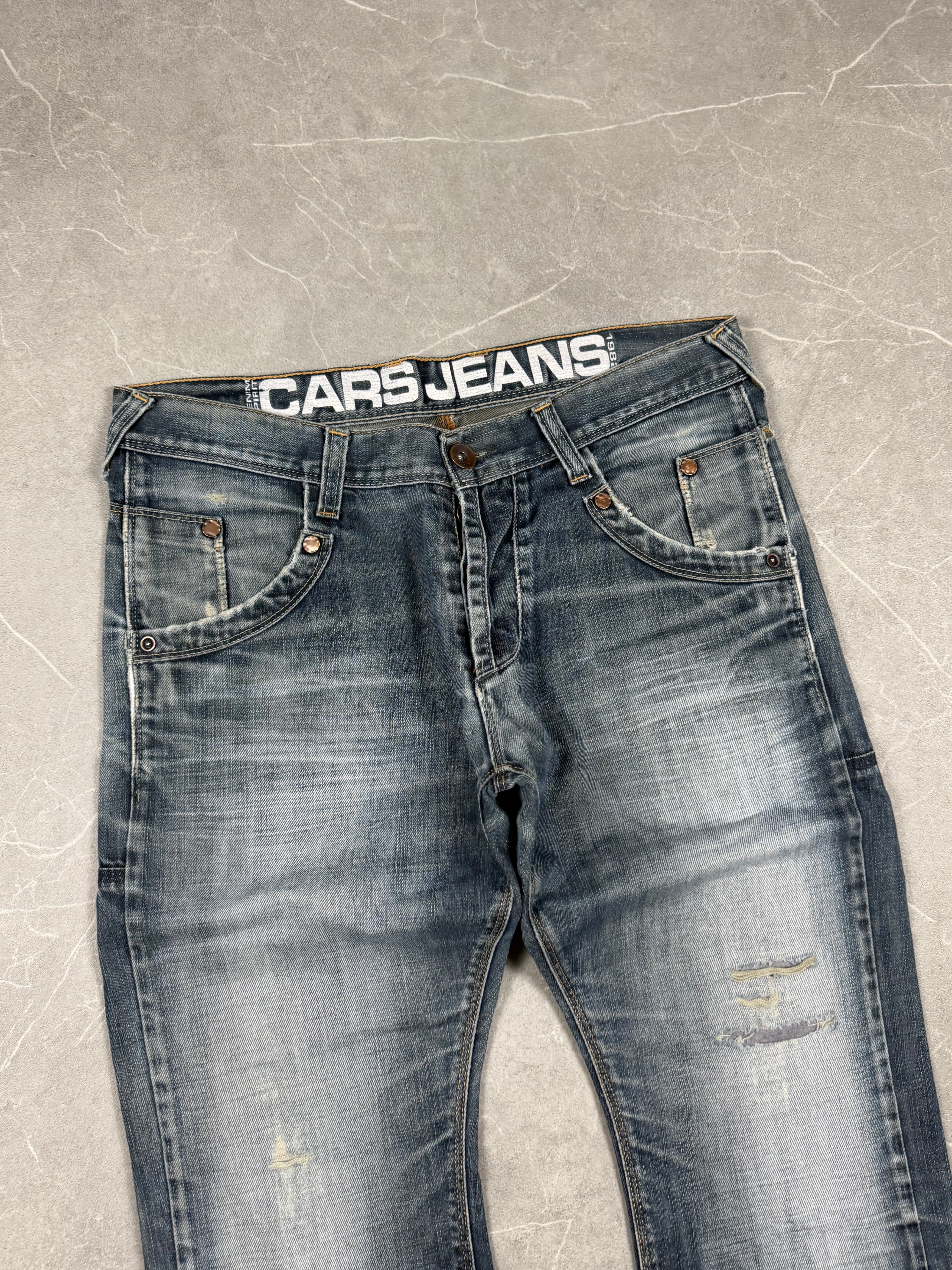 Vintage washed Straight Jeans (S-M)
