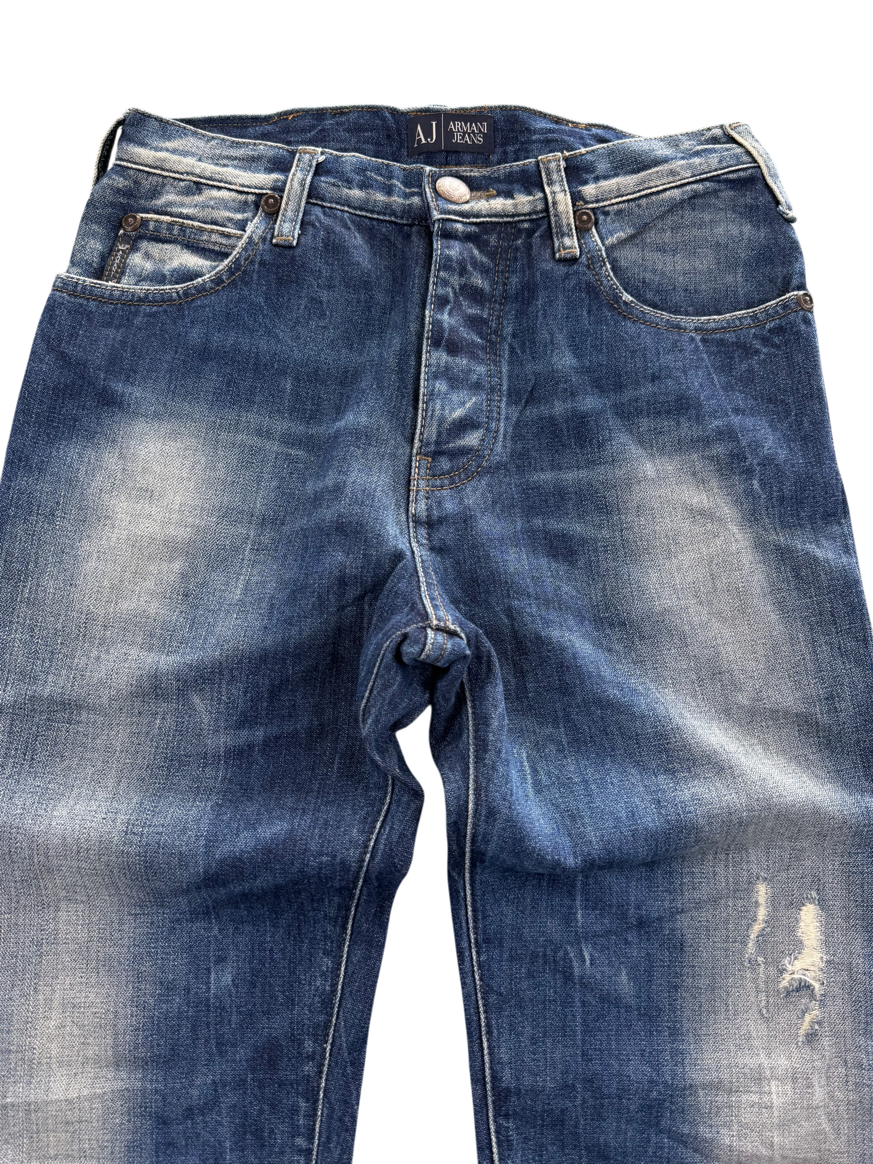 Armani Straightfit Logo Jeans (XS-S)