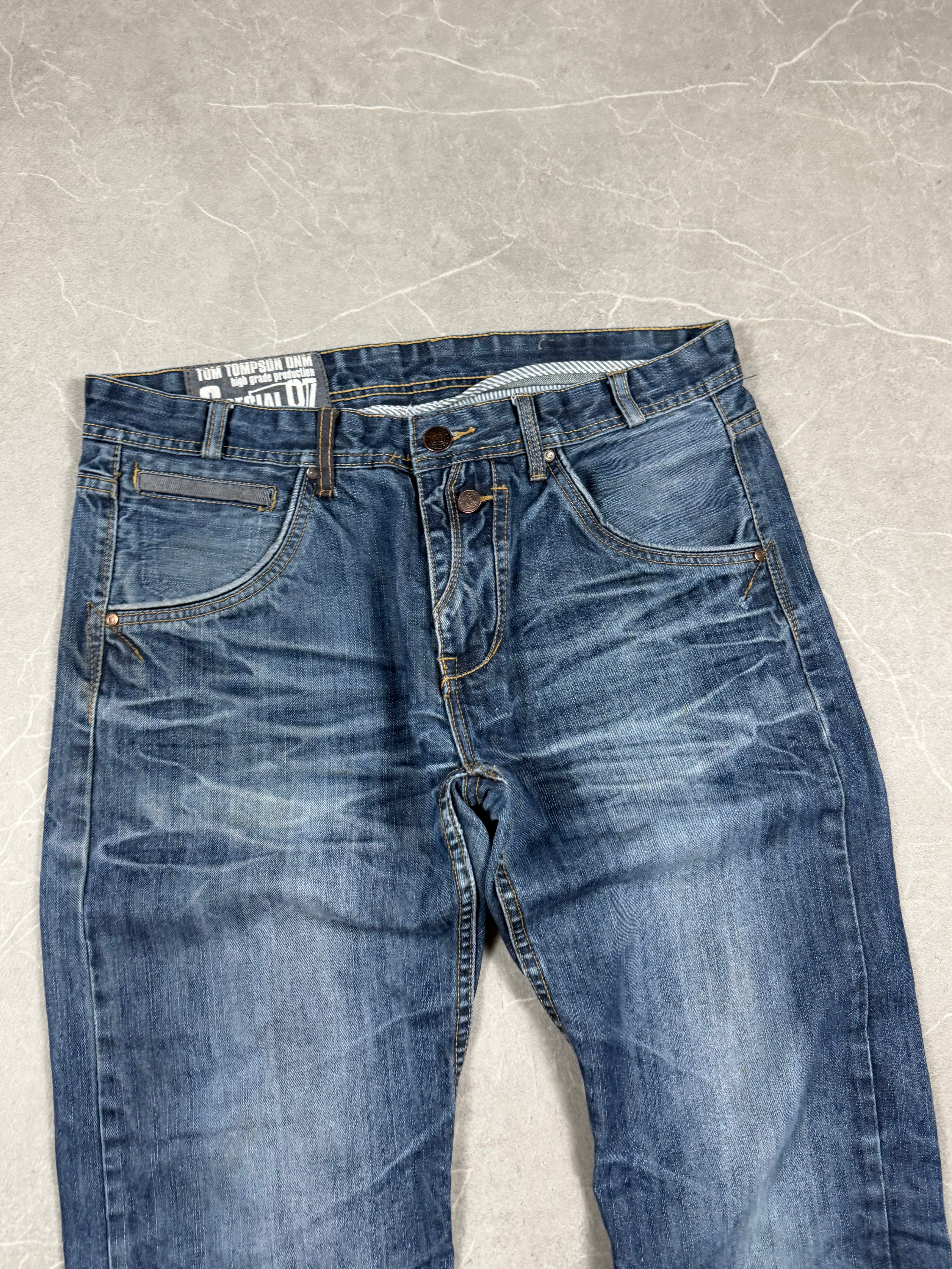 Vintage washed Baggy/Bootcut Jeans (M)