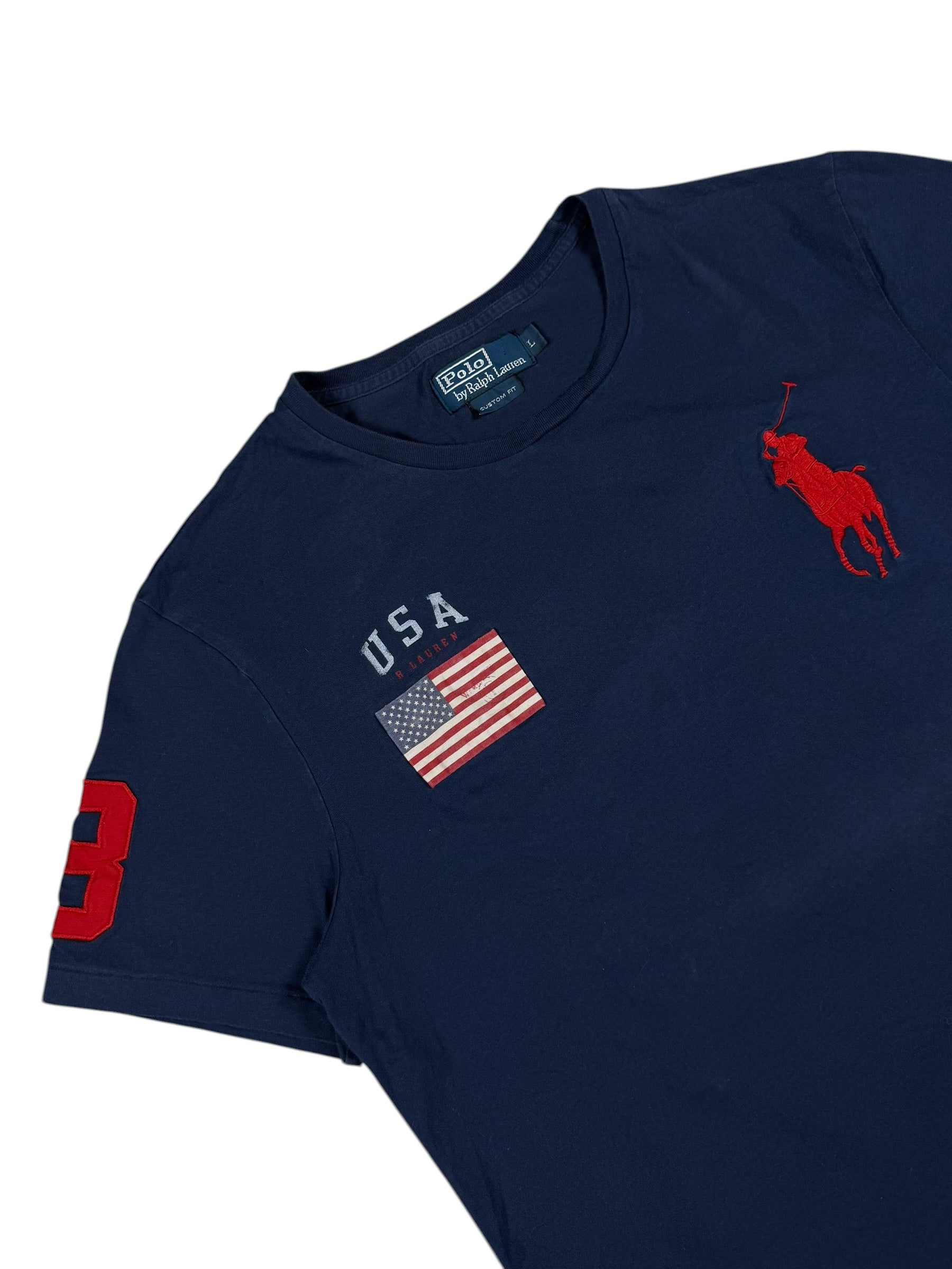 Ralph Lauren Big Pony USA Slim-Fit T-Shirt (L)