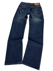 Washed Straight Jeans (XS)