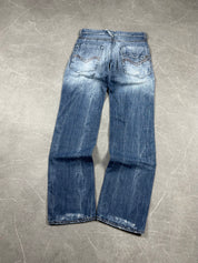 Vintage washed Straight Jeans (S-M)