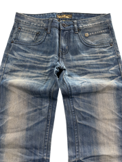 Washed Bootcut Jeans (XS-S)