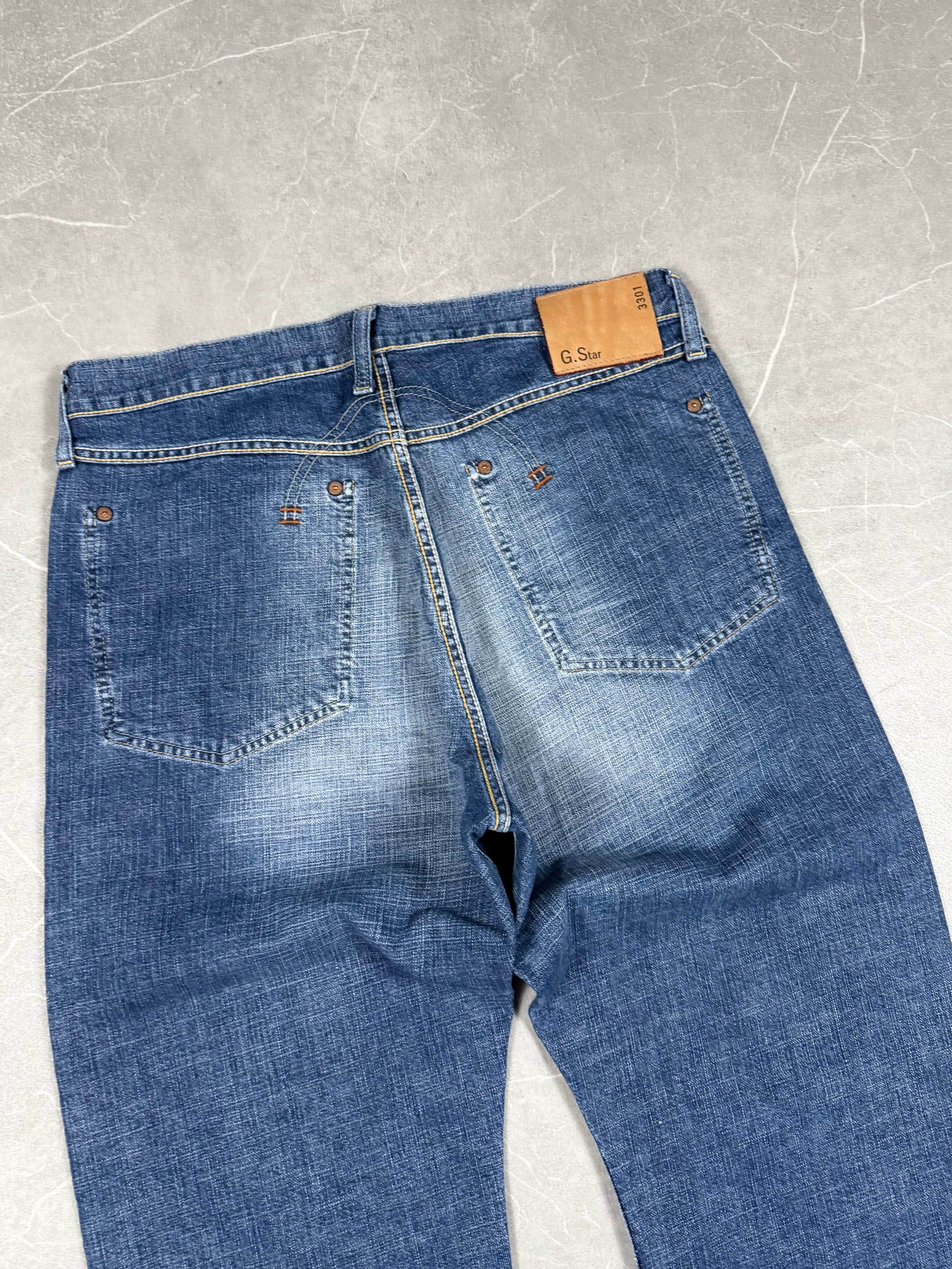 G-Star Washed Bootcut Jeans (L-XL)
