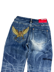 Washed Straightfit Jeans (XXS-XS)