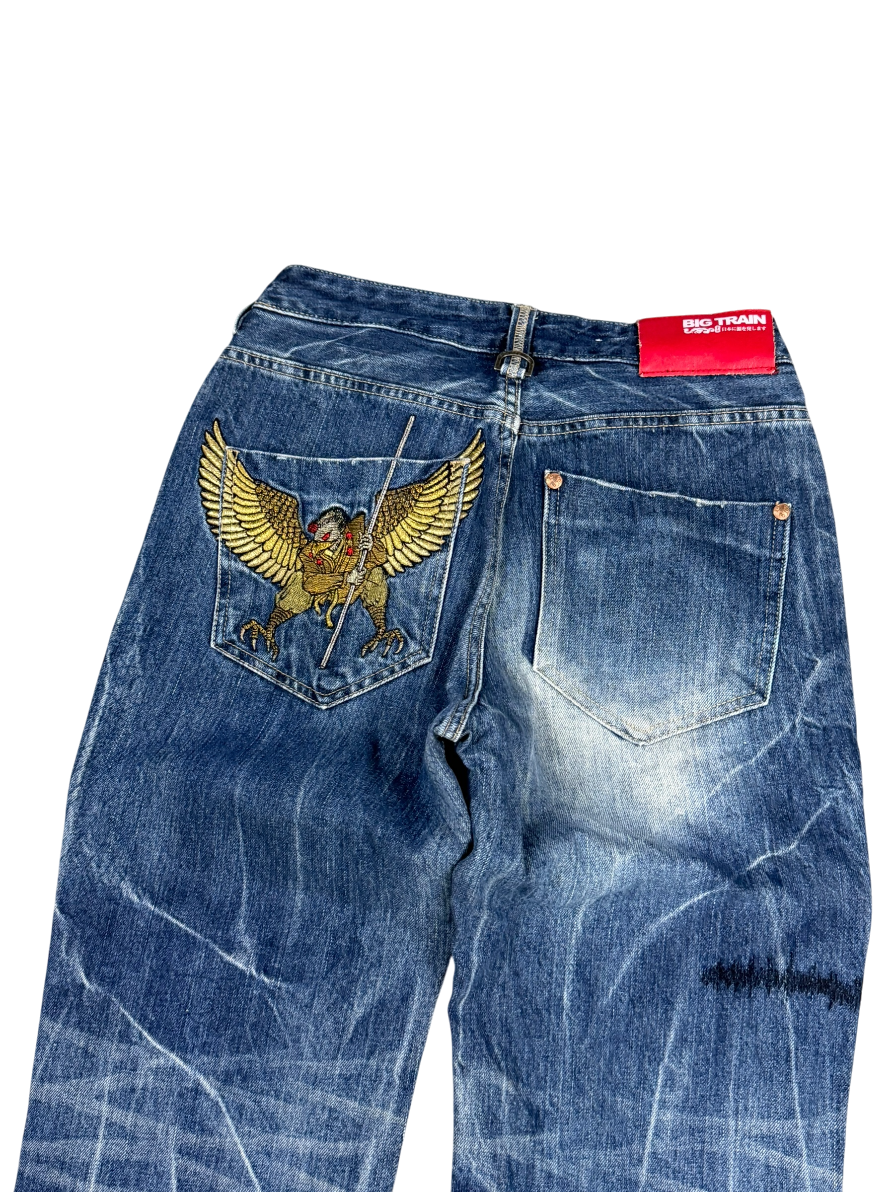 Washed Straightfit Jeans (XXS-XS)