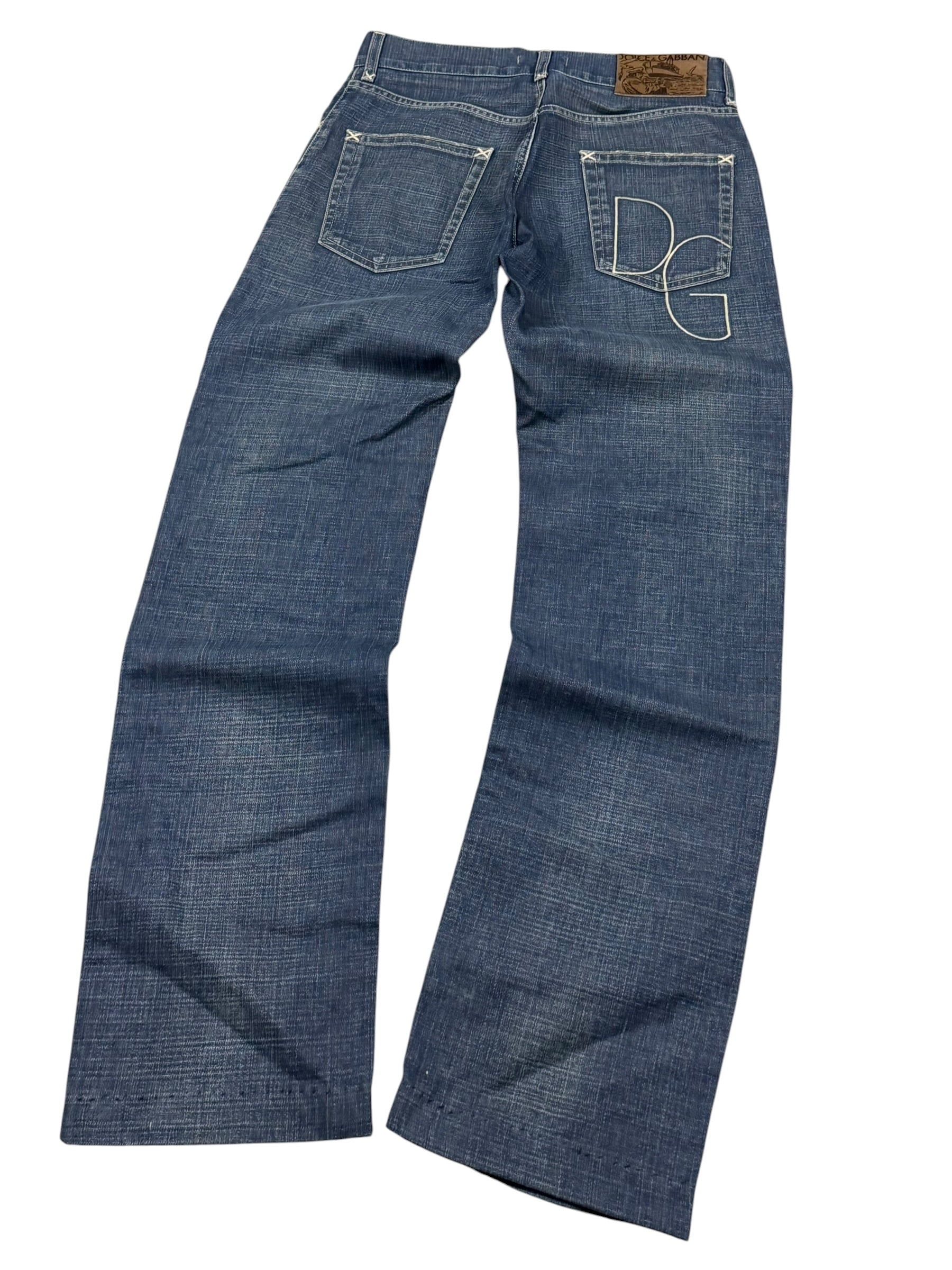Dolce Gabbana Logo Jeans (S)