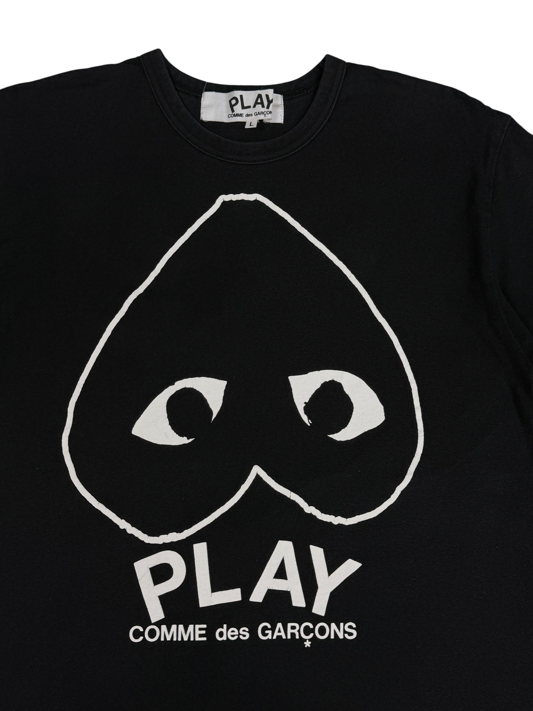 Comme des Garçons Play „upside down“ Heart Logo Tshirt (M)