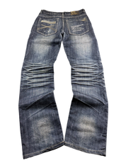 Crazy washed Straight Jeans (S)