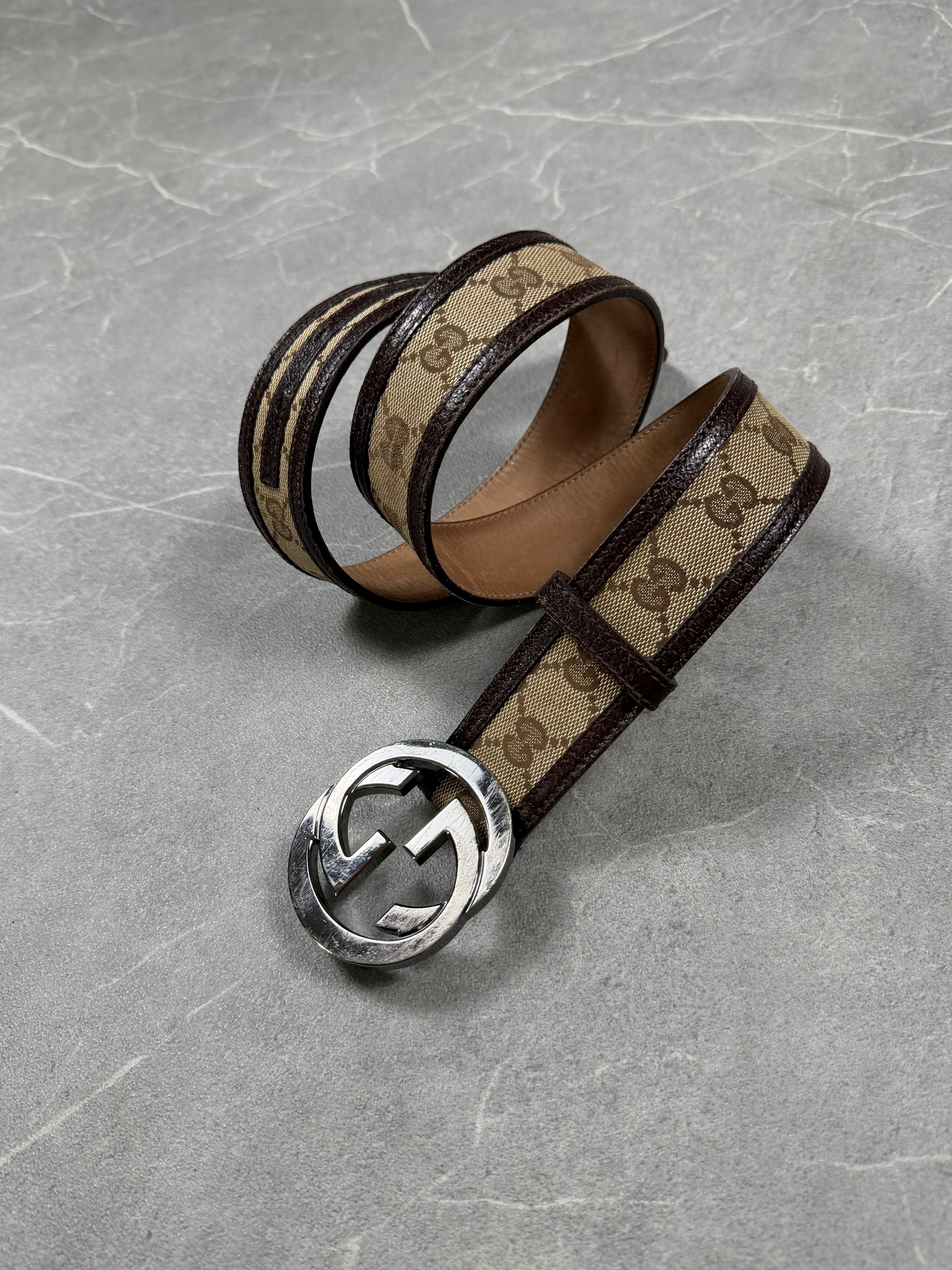 Gucci GG Monogramm Belt (95cm)