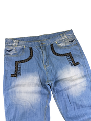 Armani Big Logo Baggy/Bootcut Jeans (XL)