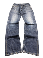Crazy washed Straight Jeans (S)