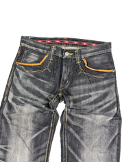 Crazy Washed Bootcut Jeans (S)