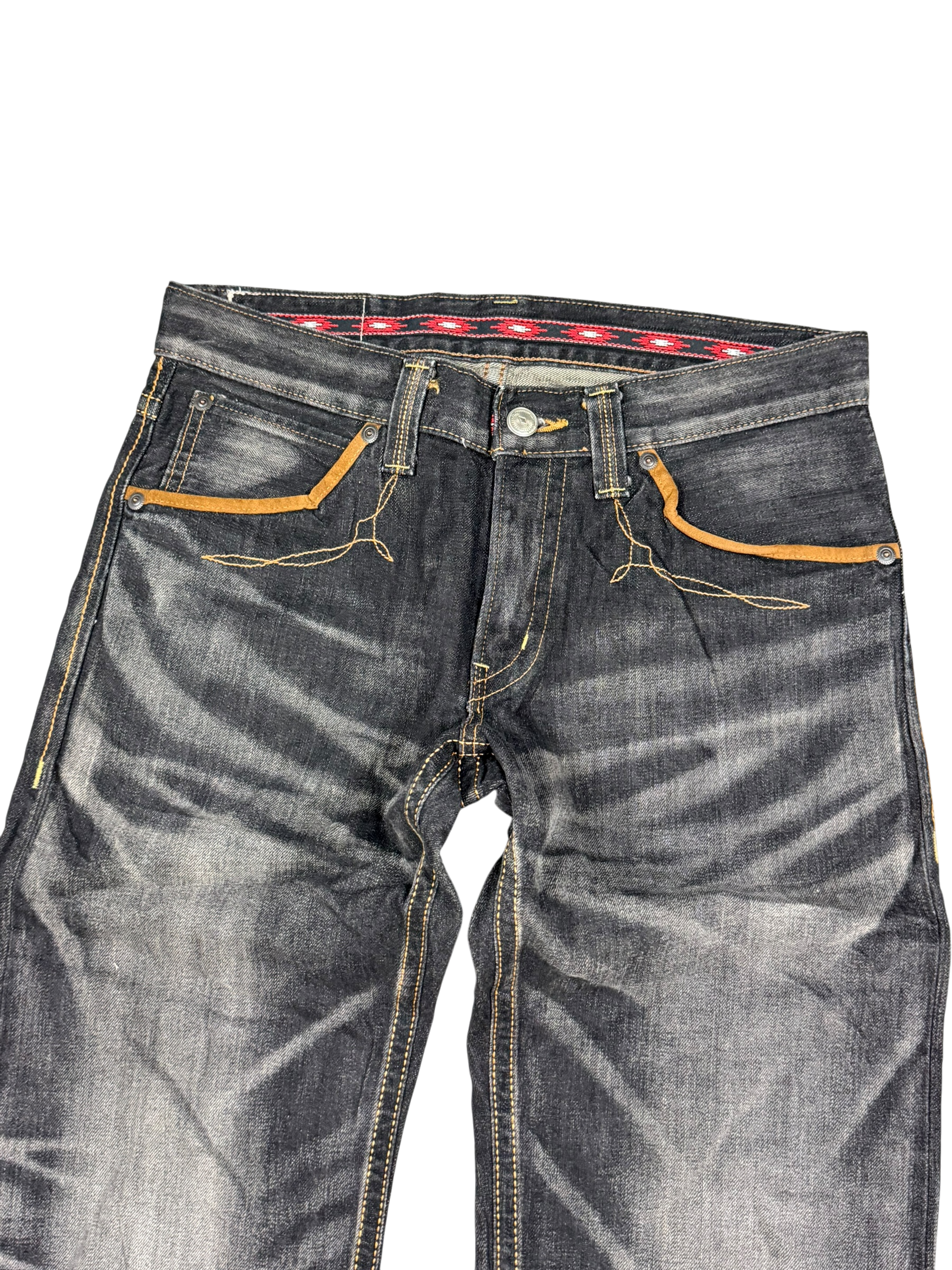 Crazy Washed Bootcut Jeans (S)