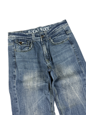 Washed Baggy Jeans (S)