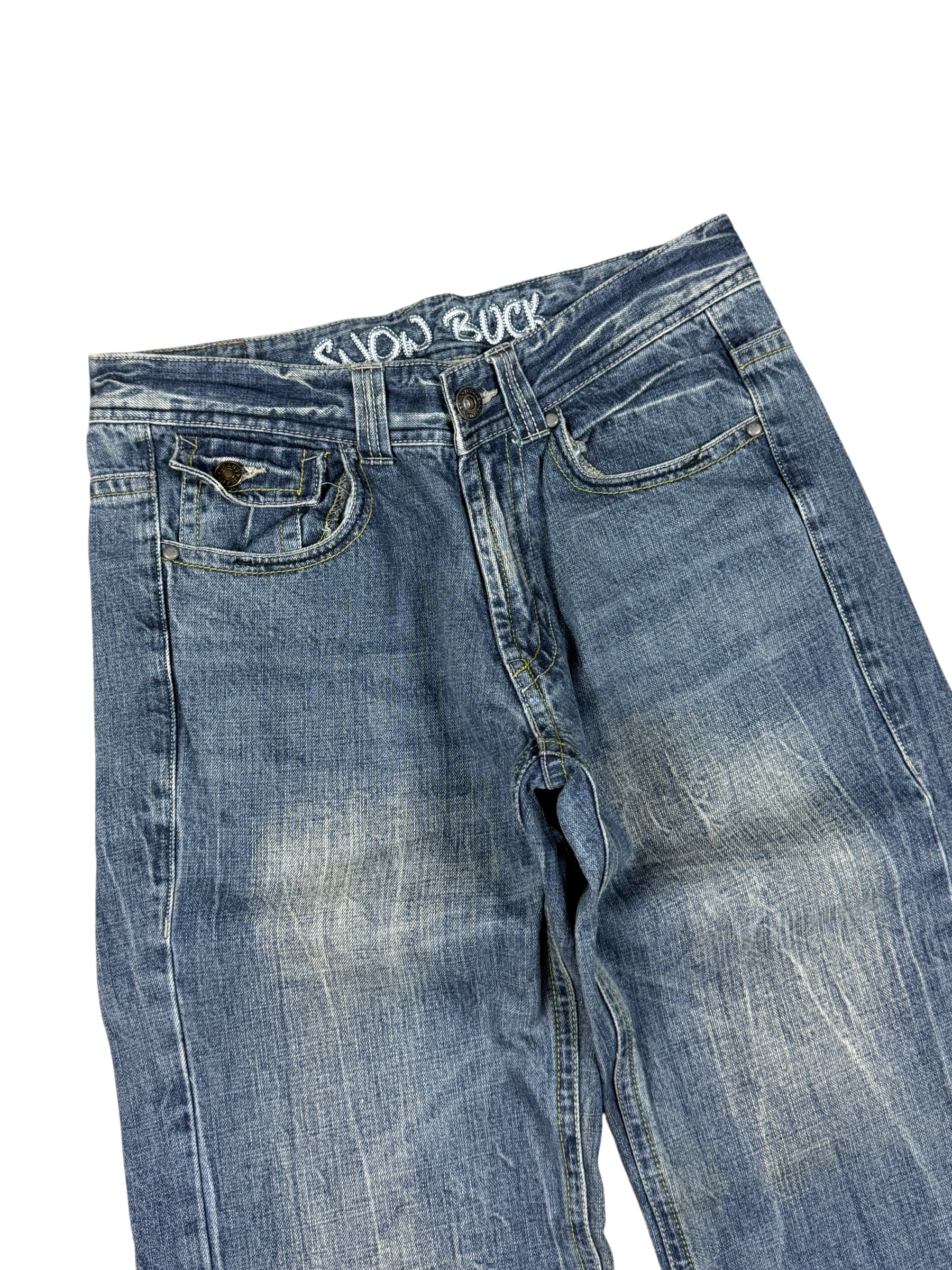 Washed Baggy Jeans (S)