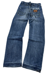 G-Star Logo Straight-Fit Jeans (XS)