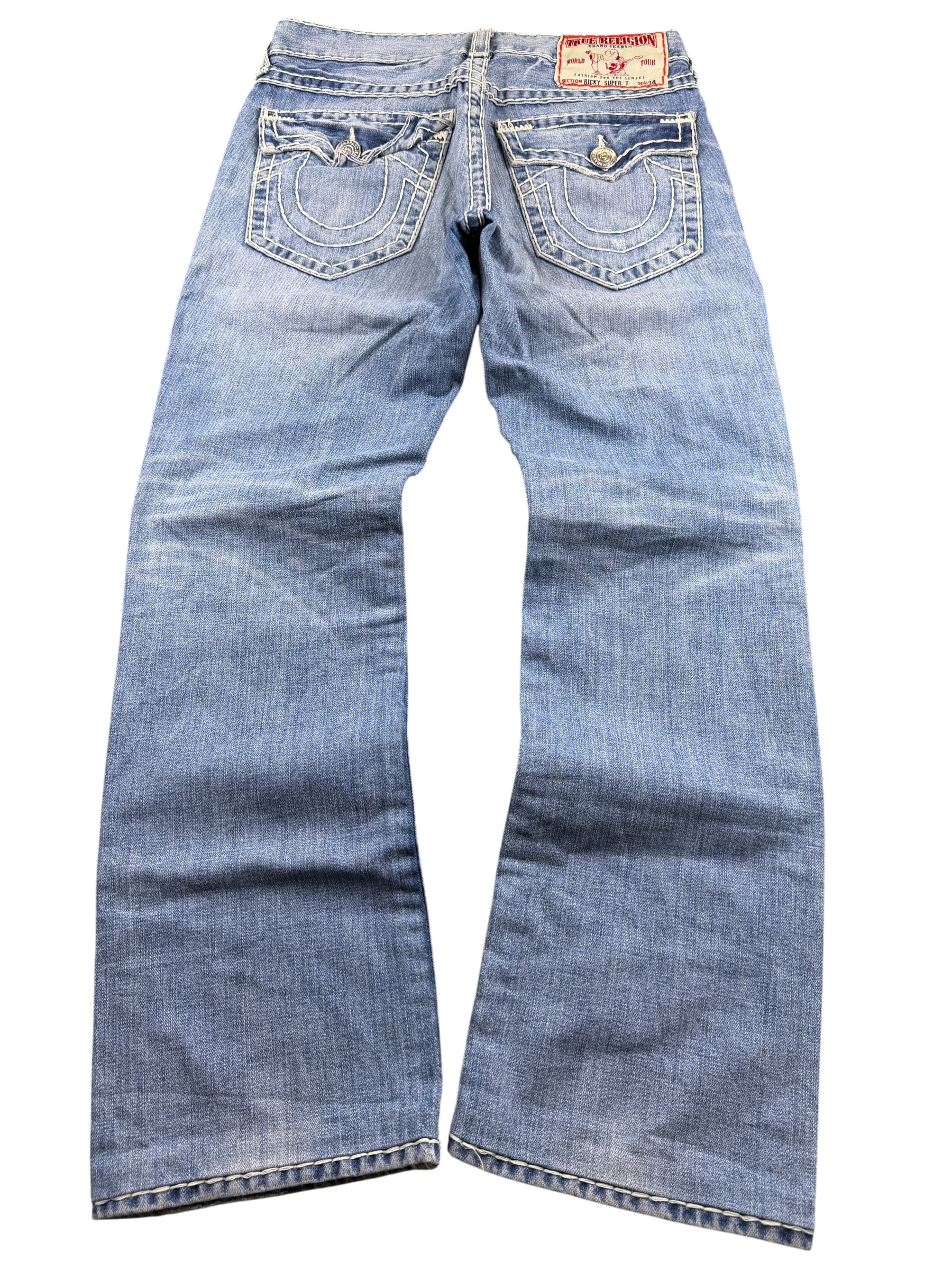 True Religion vintage washed Straight Jeans (S)