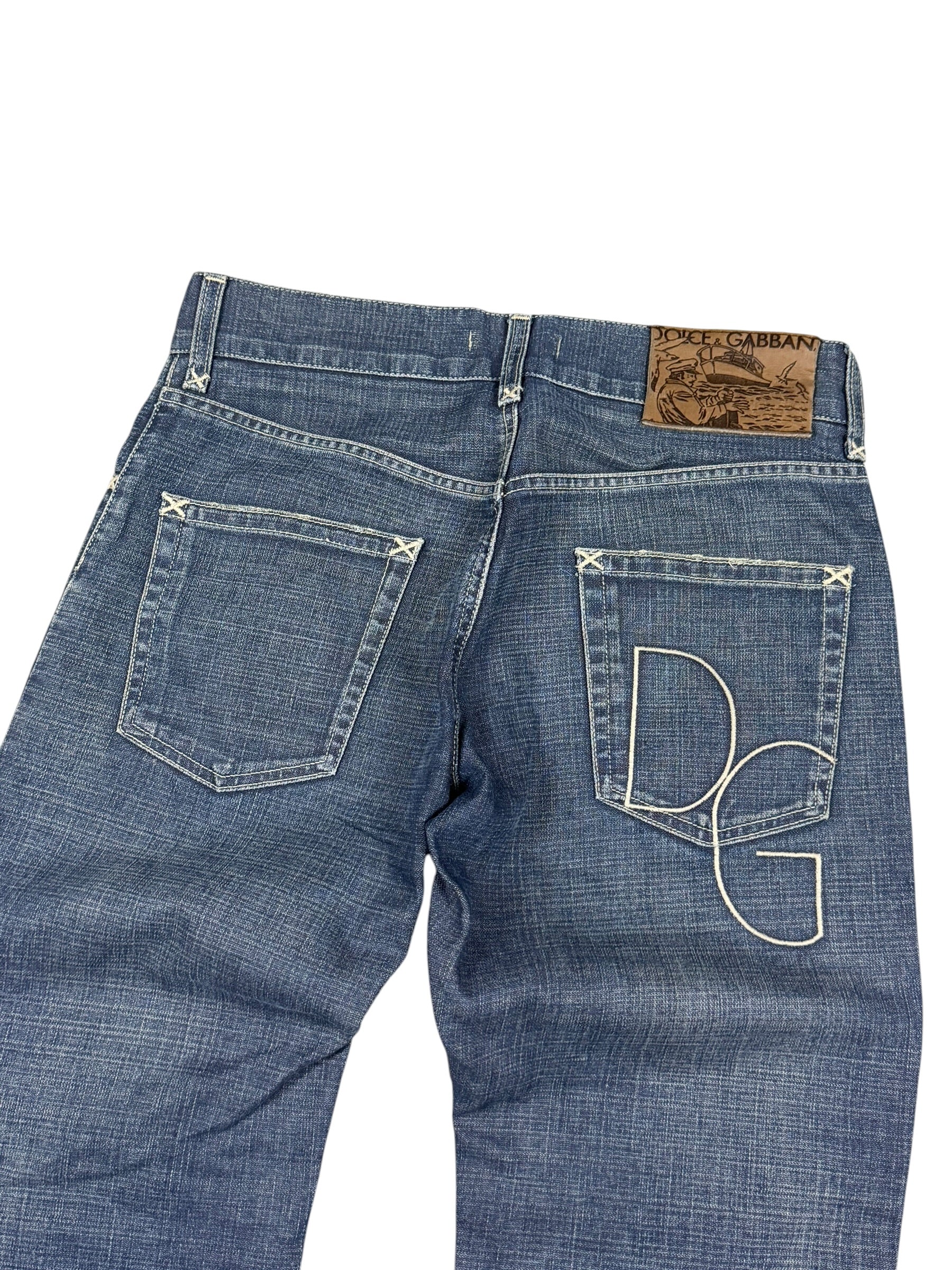 Dolce Gabbana Logo Jeans (S)