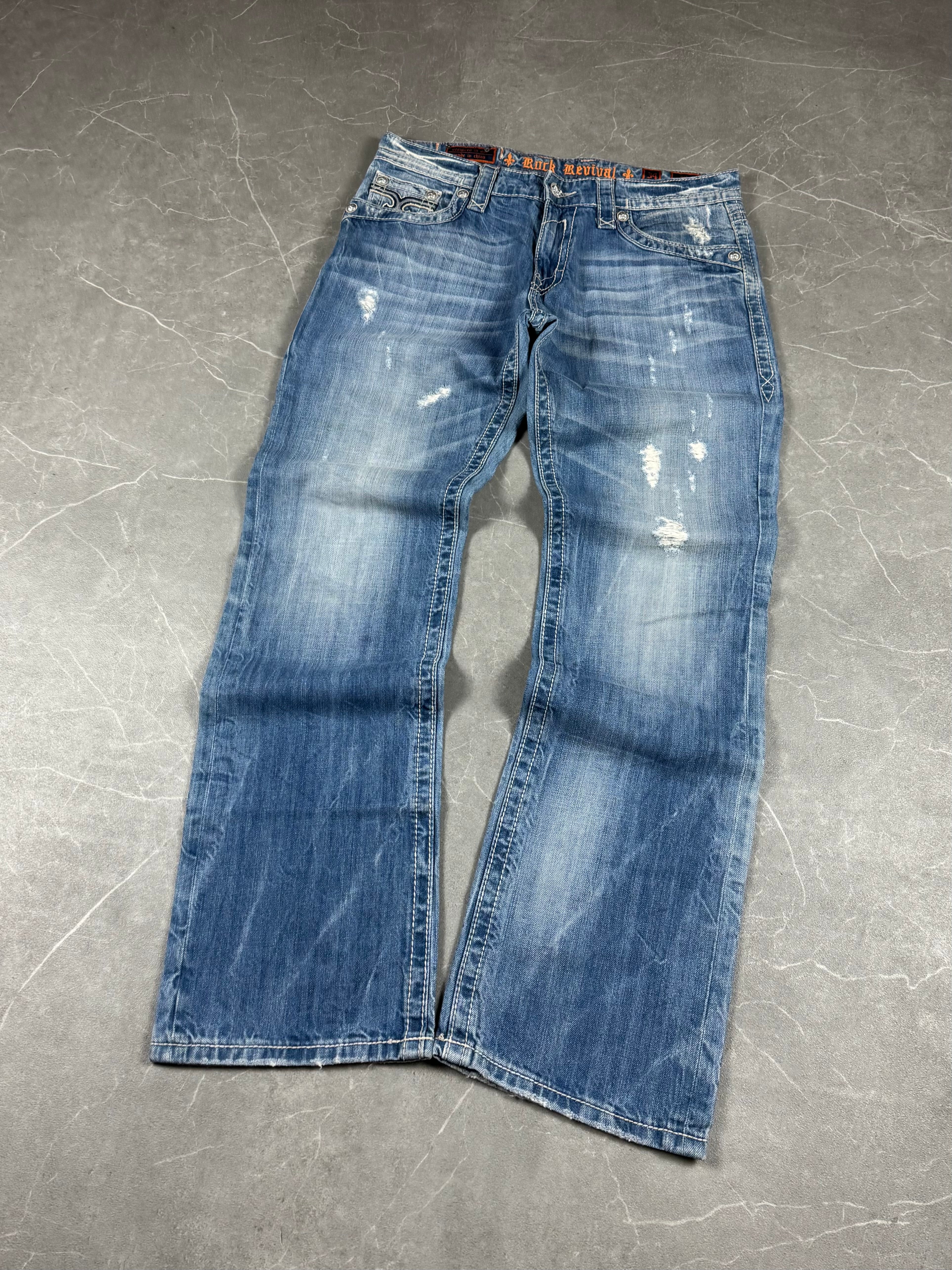 Rock Revival washed Jeans (M)