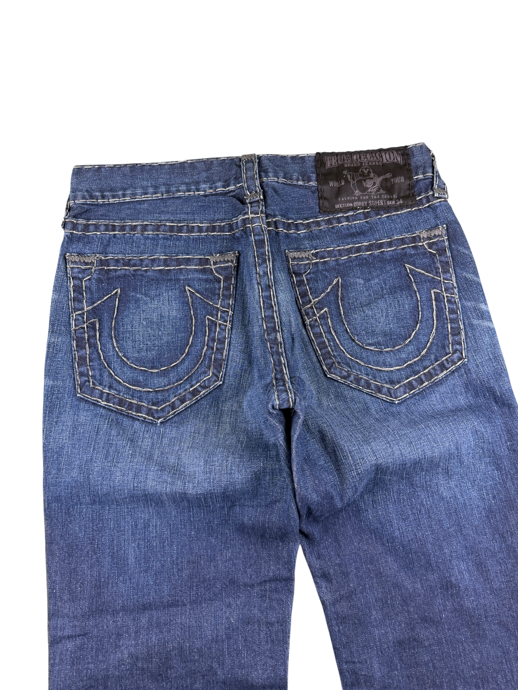 True Religion vintage washed Straight Jeans (S-M)