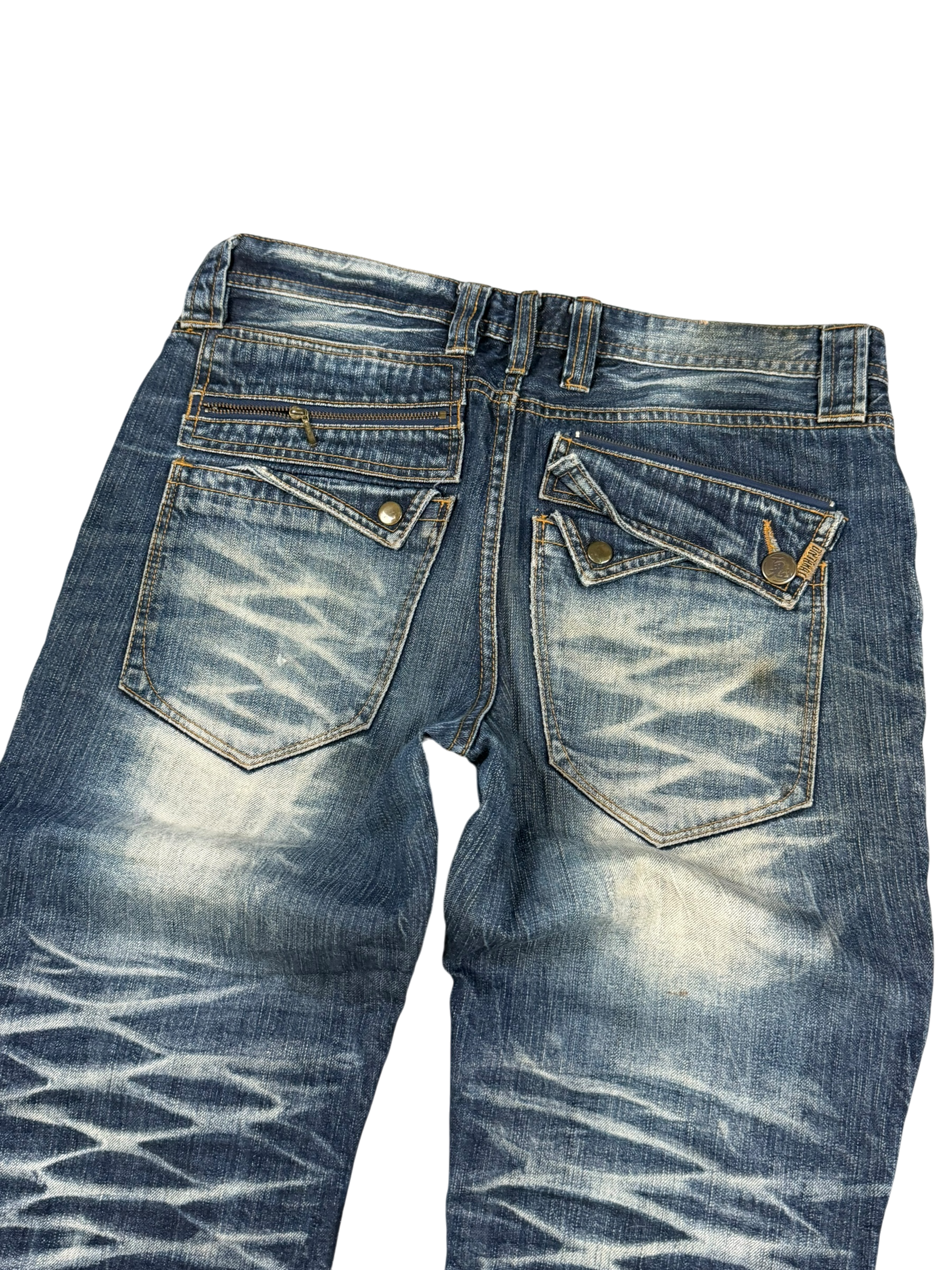 Ultra Washed Straight Jeans (S)