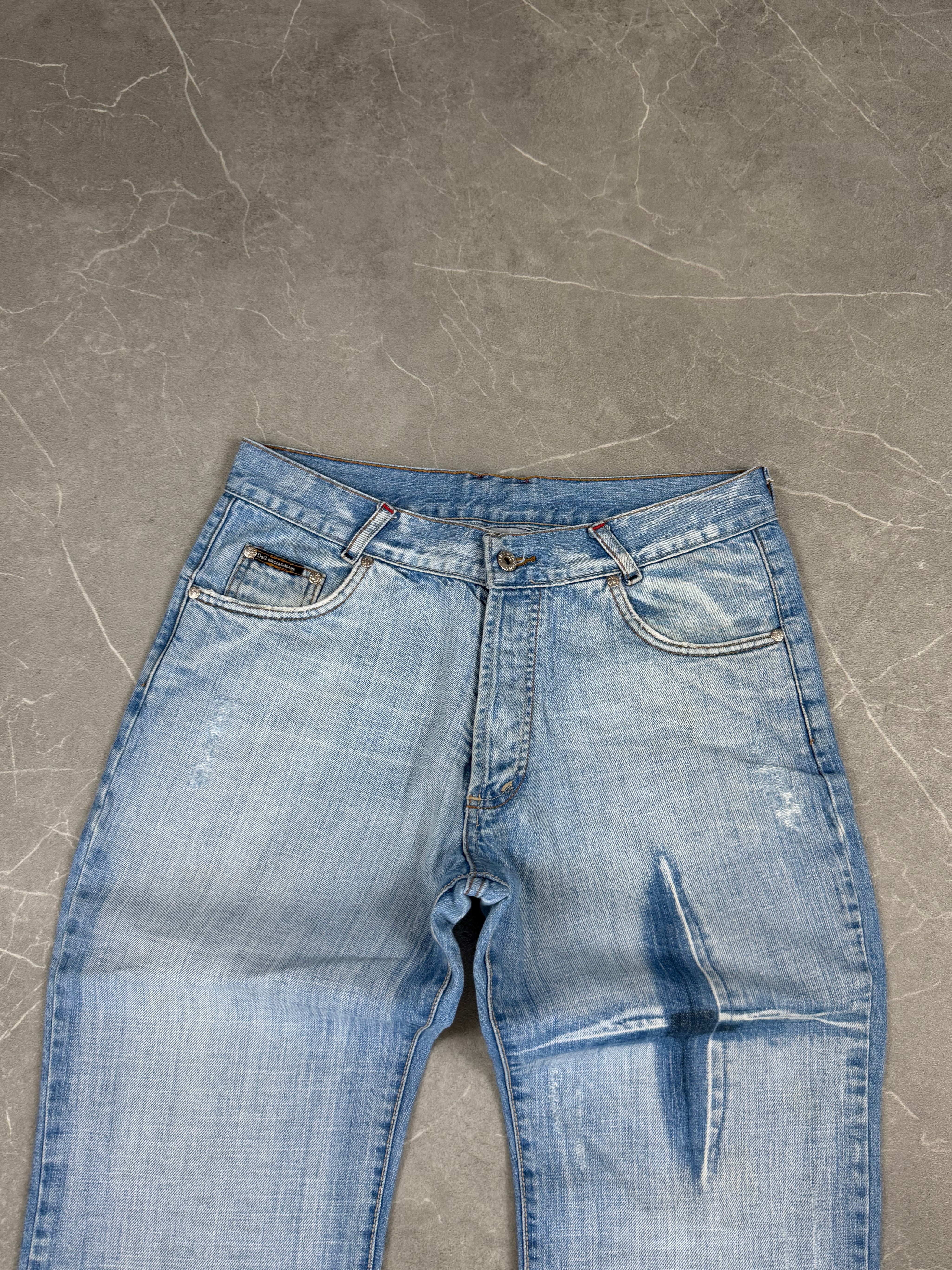 Dolce Gabbana Big Logo Bootcut  Jeans (S-M)