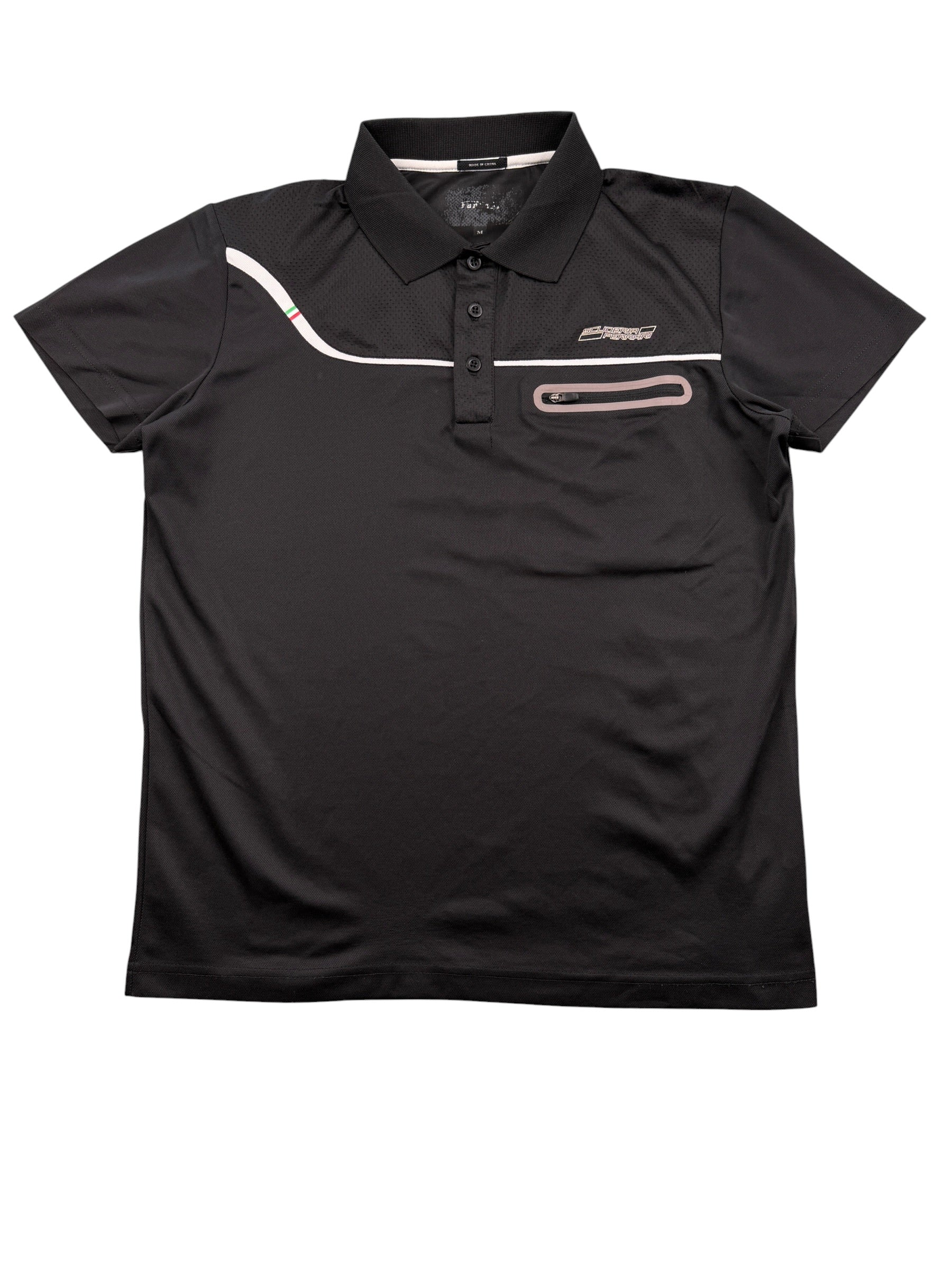 Vintage Ferrari Sport slimfit Poloshirt (M)