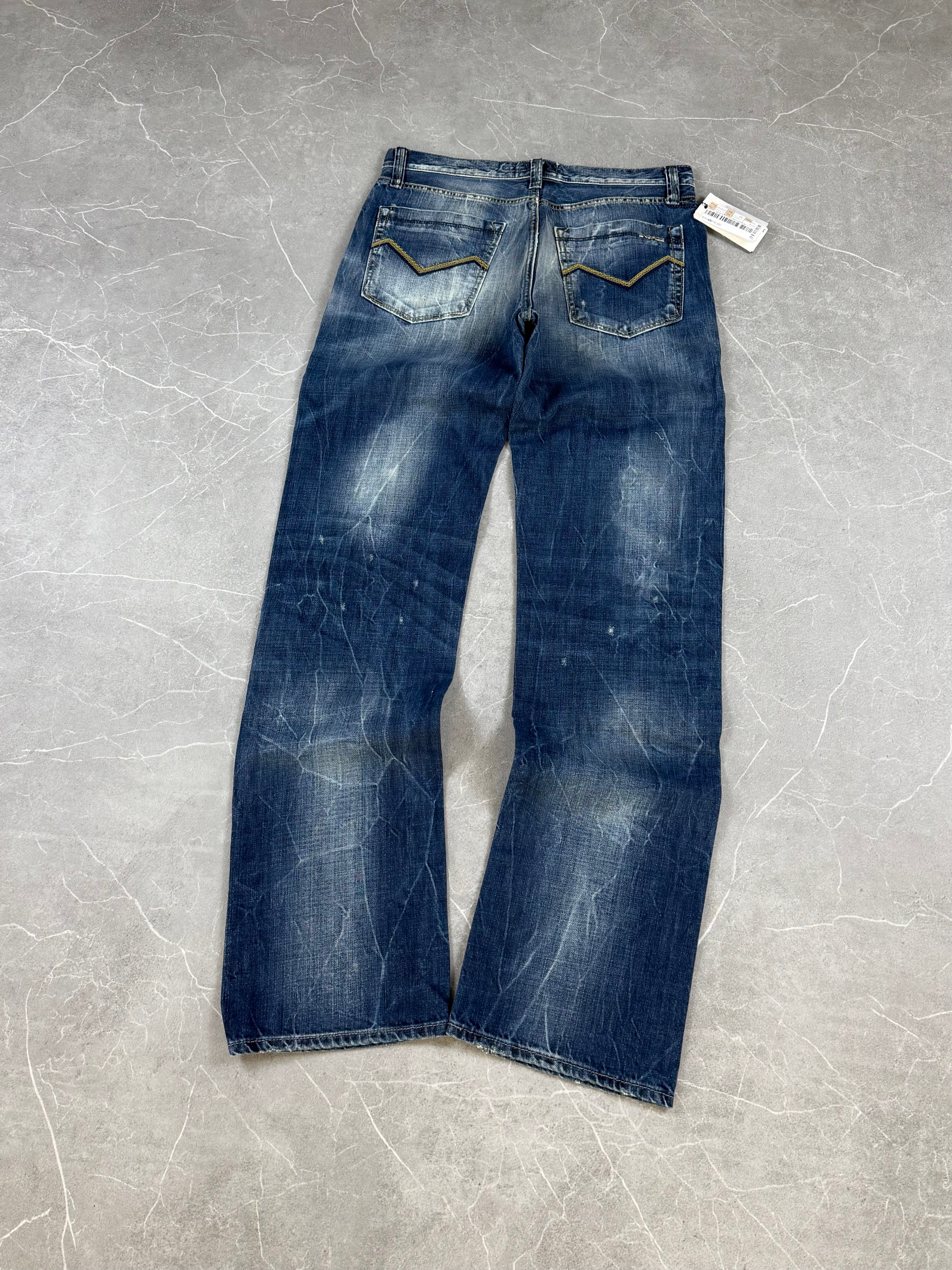 Vintage washed Straight Jeans (M)