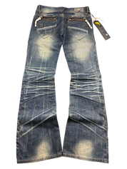 Ultra washed Big Bootcut Jeans (XS)