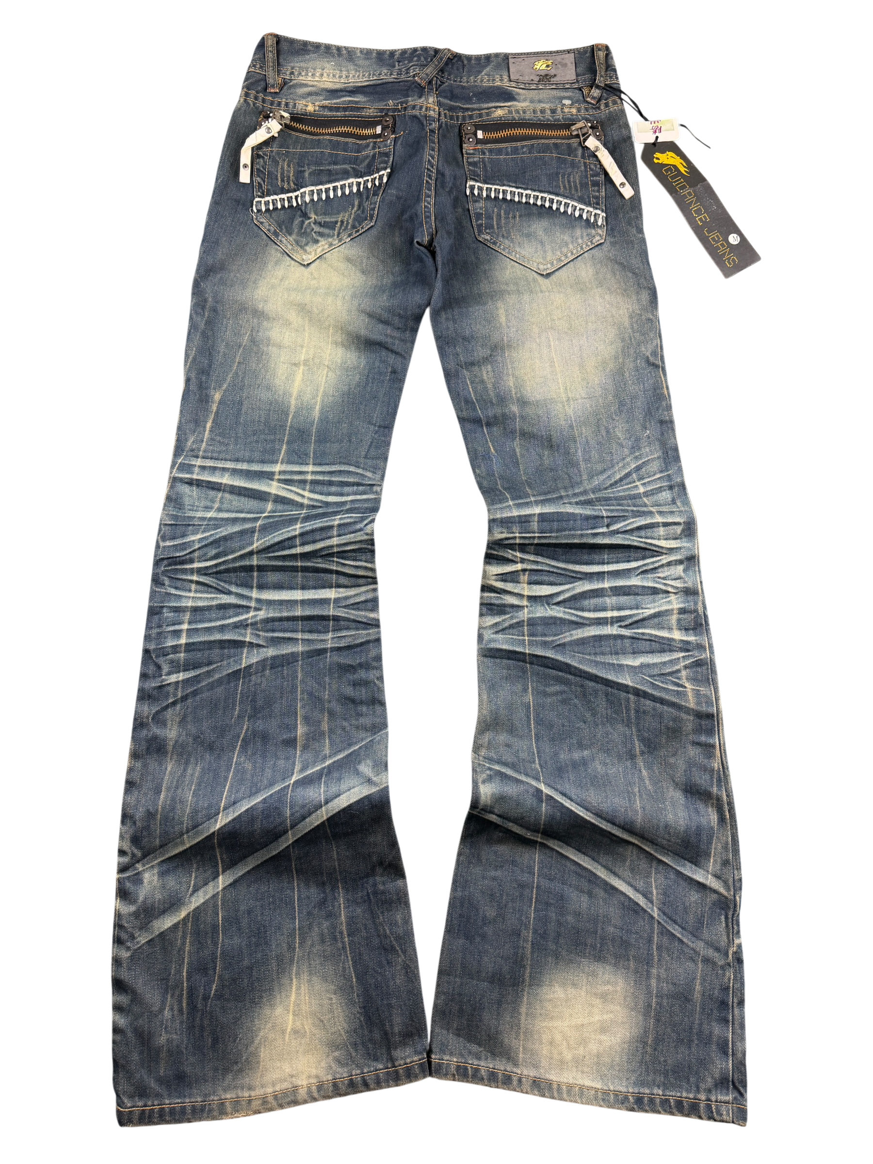 Ultra washed Big Bootcut Jeans (XS)