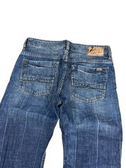 Washed Bootcut Jeans (XS-S)