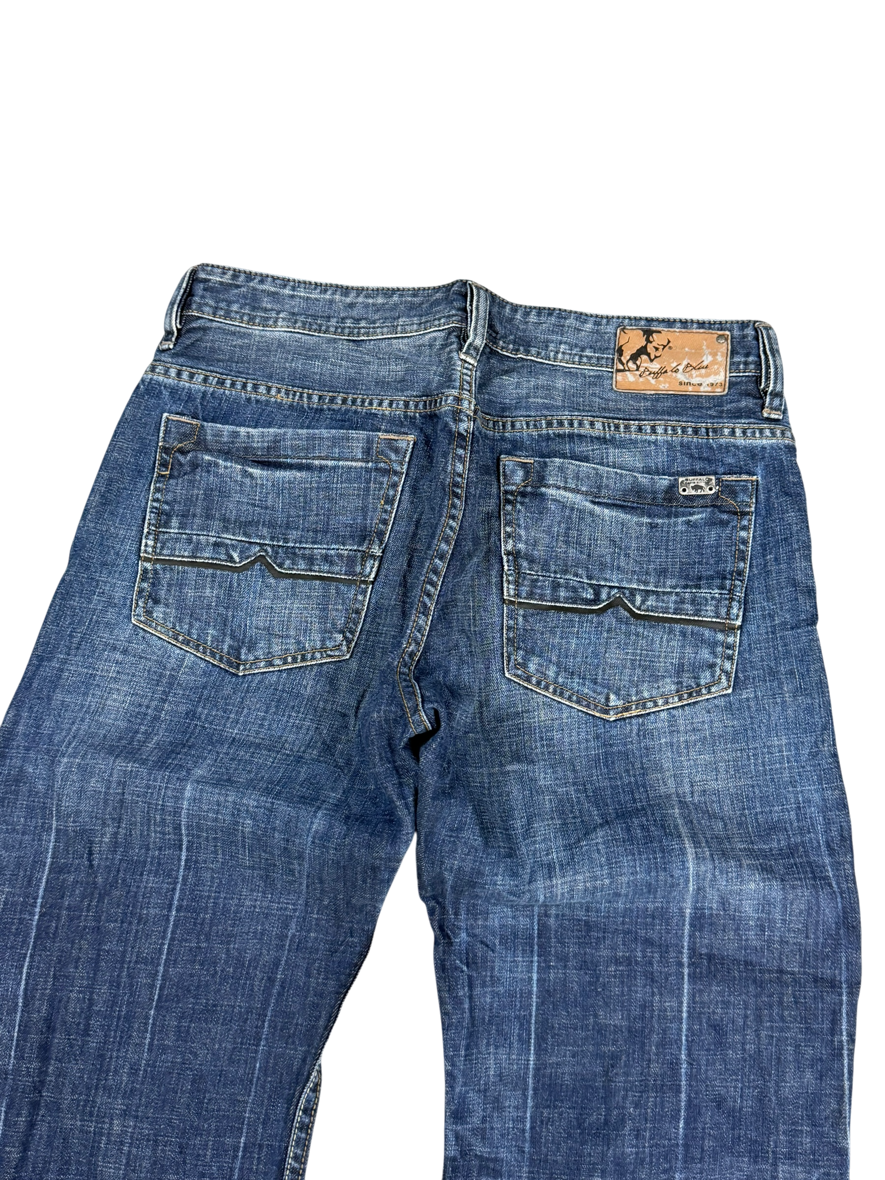 Washed Bootcut Jeans (XS-S)