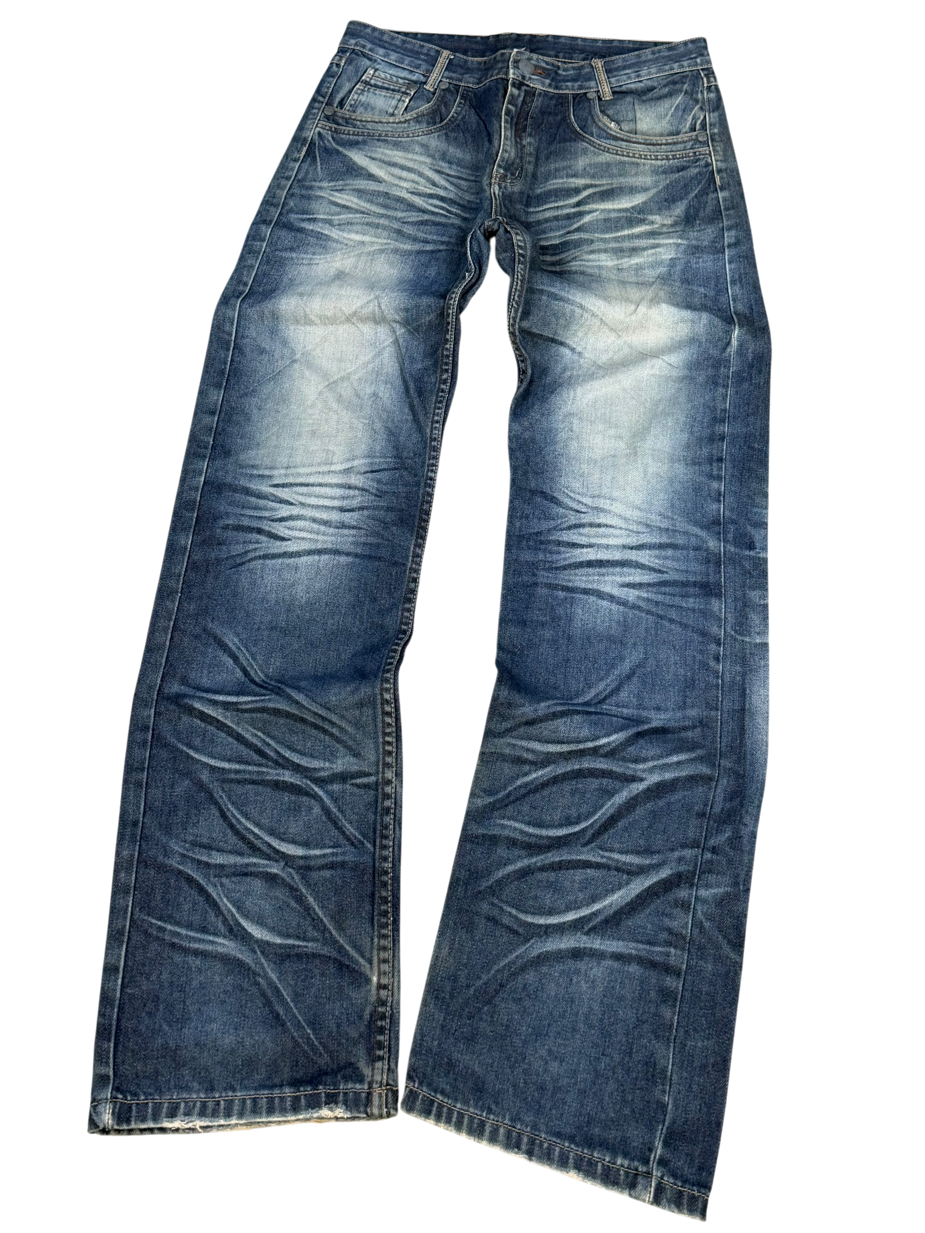 Ultra Washed Straight Jeans (M)