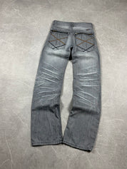 Vintage washed Straight Jeans (S)