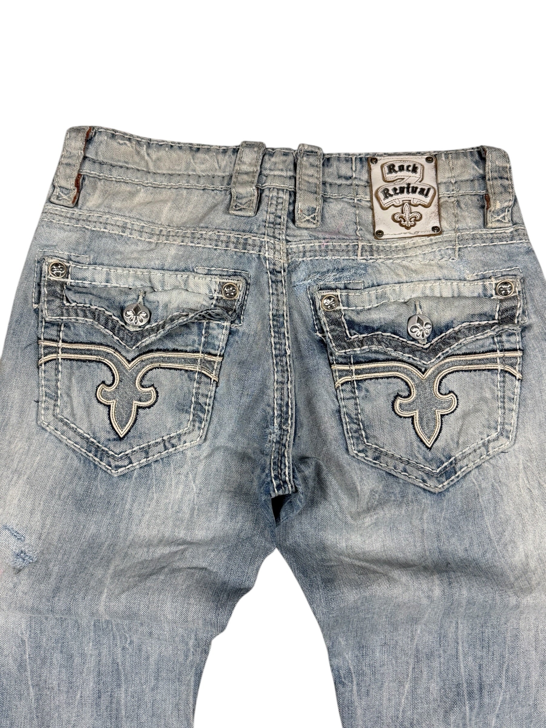 Rock Revival Straight-Fit Jeans (S)