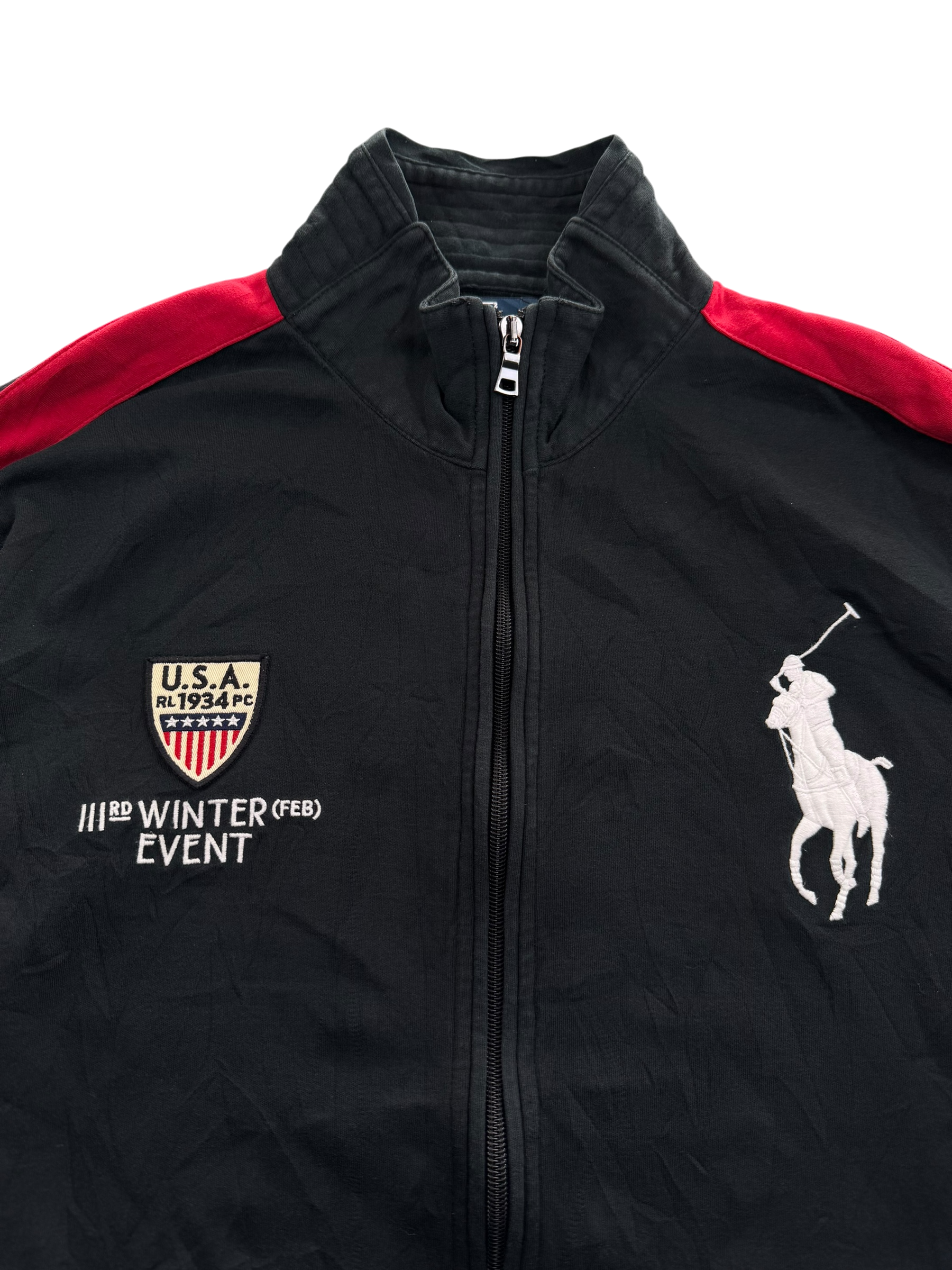 Ralph Lauren Big Pony USA Winter Event Zip Jacke (XL)