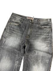 Crazy Washed Bootcut Jeans (XL)