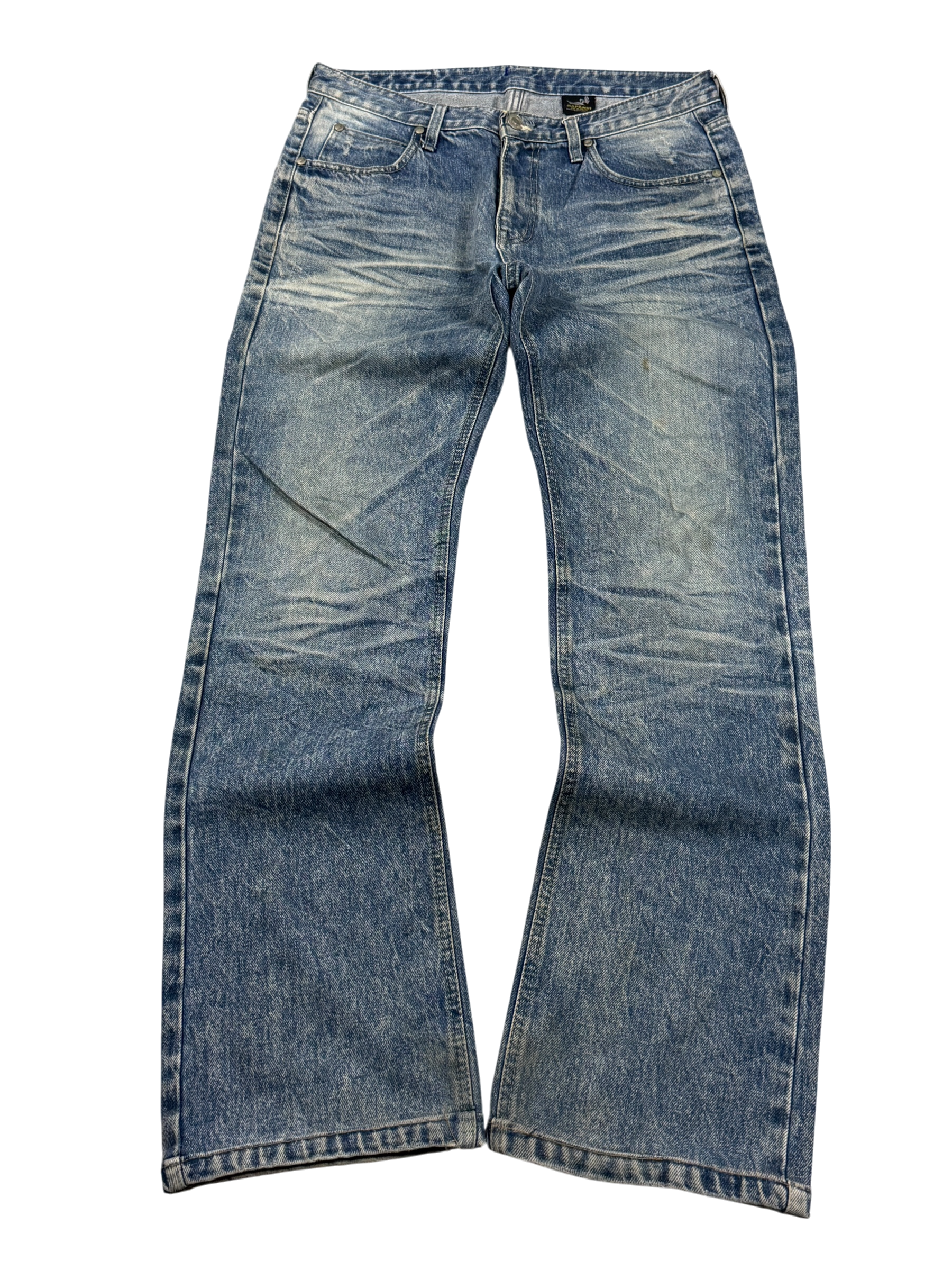 Washed Straight Jeans (S)