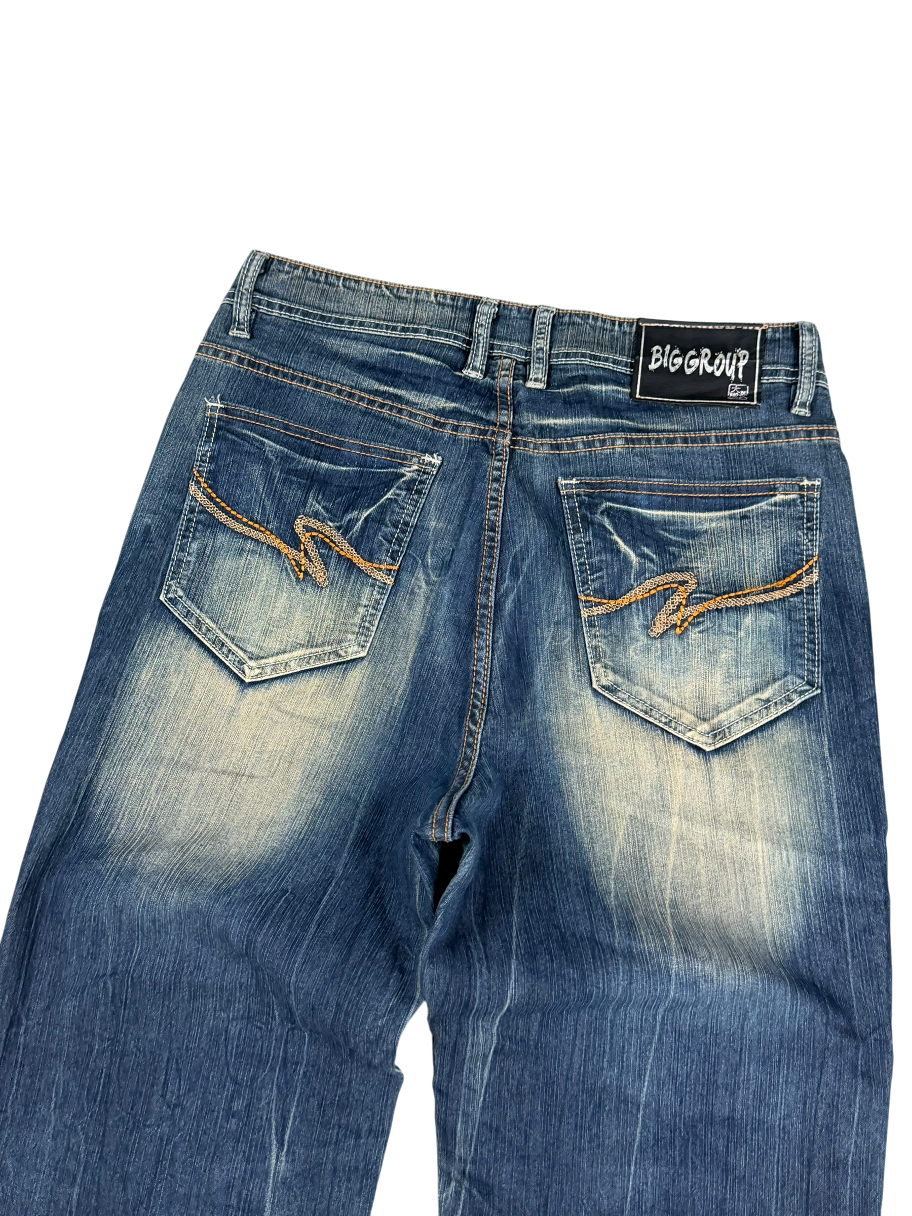 Crazy washed Straightfit Jeans (S-M)