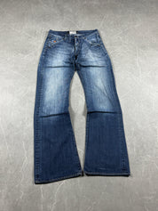 Vintage Washed Bootcut Jeans (L)
