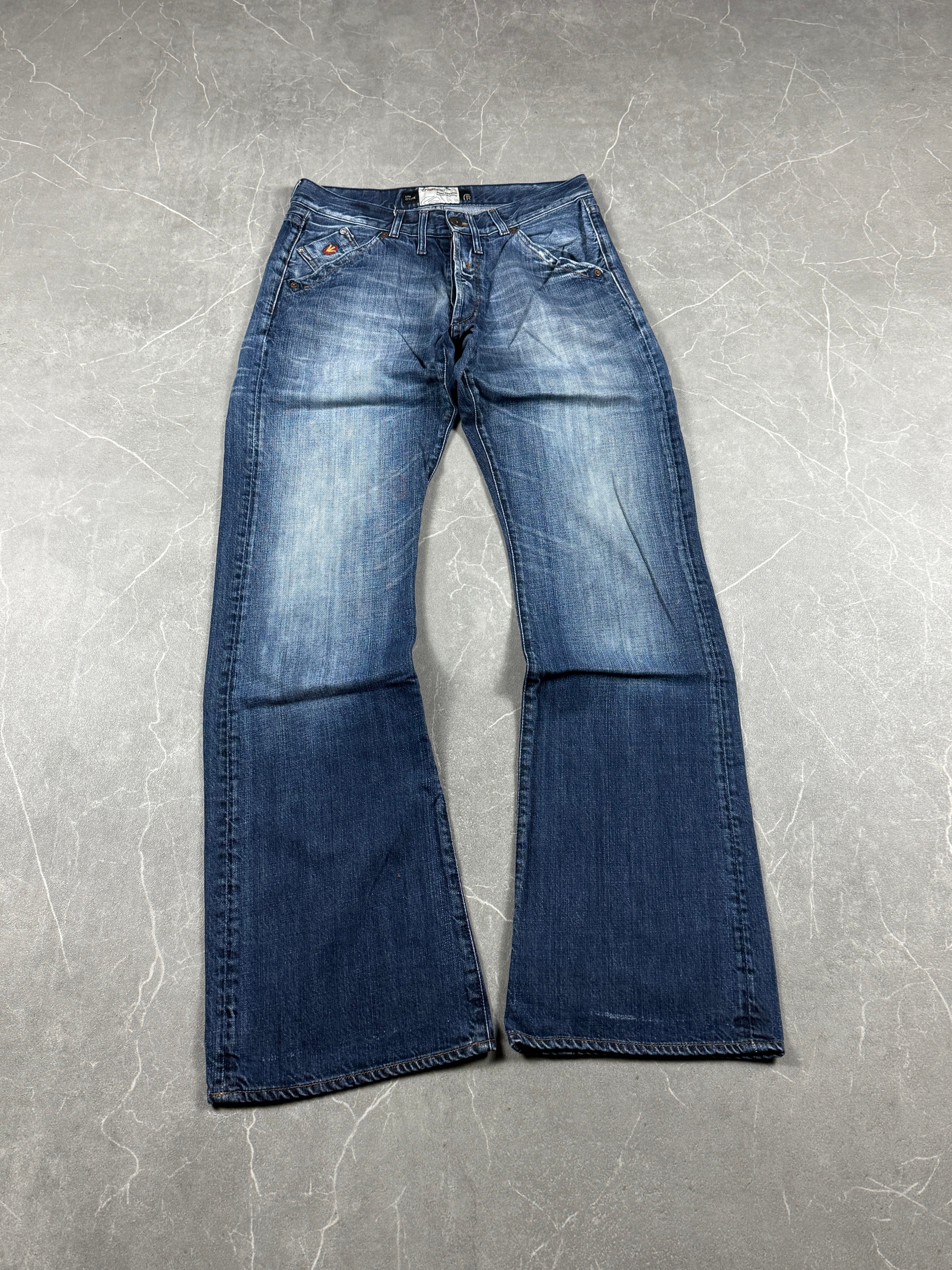 Vintage Washed Bootcut Jeans (L)