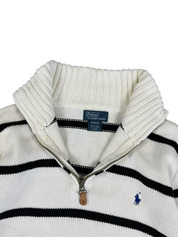 Ralph Lauren striped Quarter Zip (S)