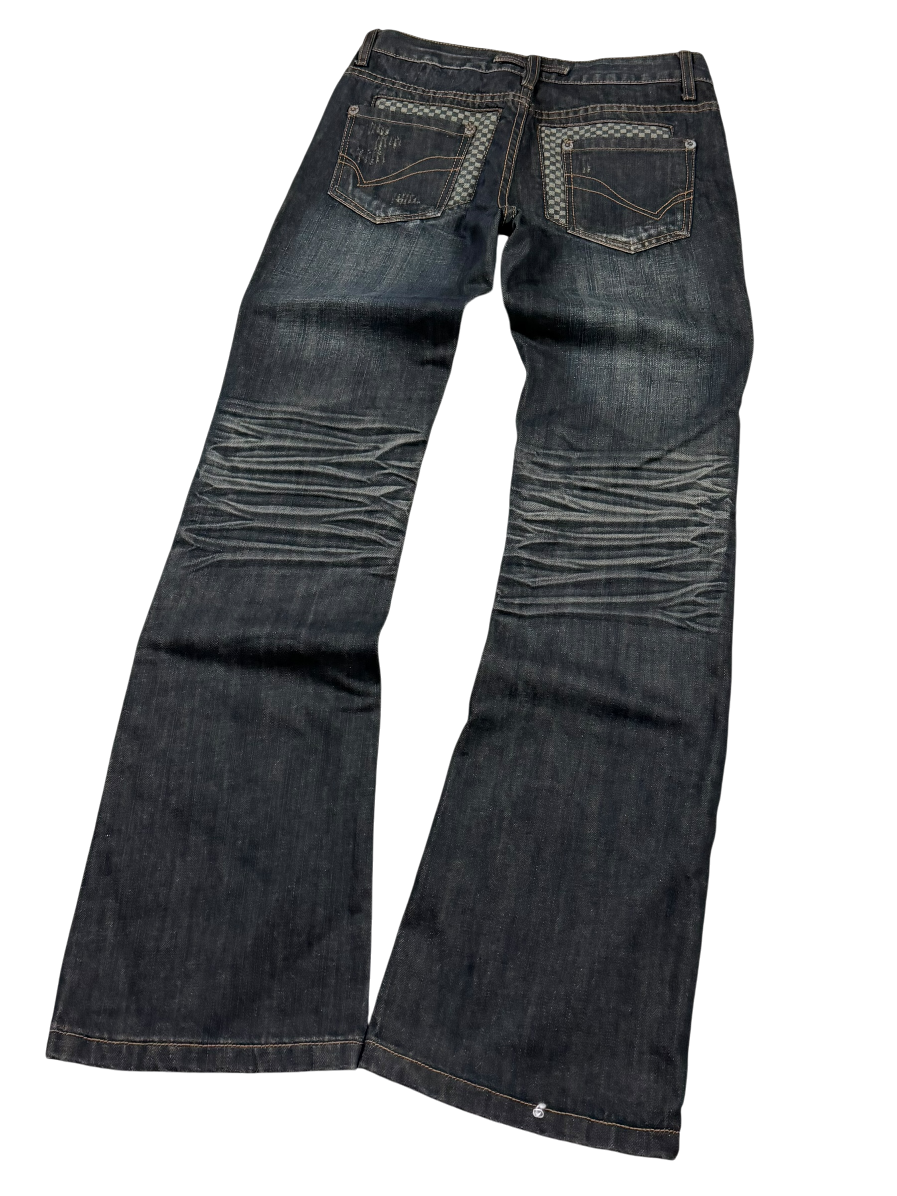 Washed Bootcut Jeans (XS)
