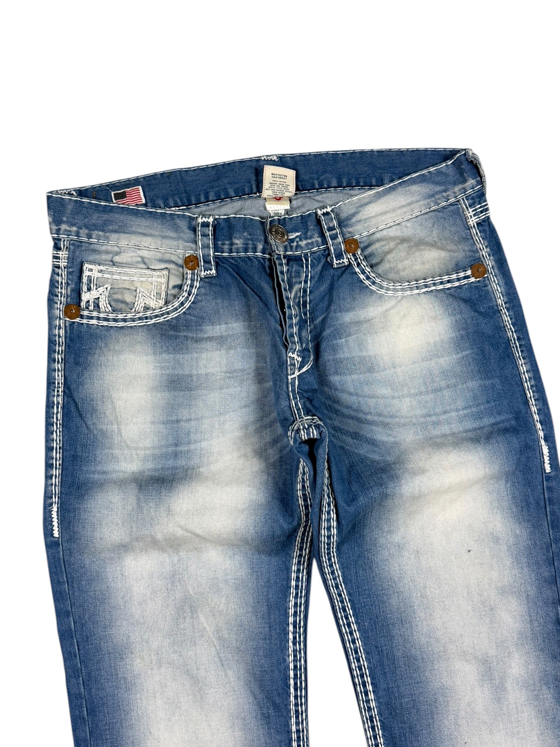 True Religion Logan Big T Straight Jeans (M-L)