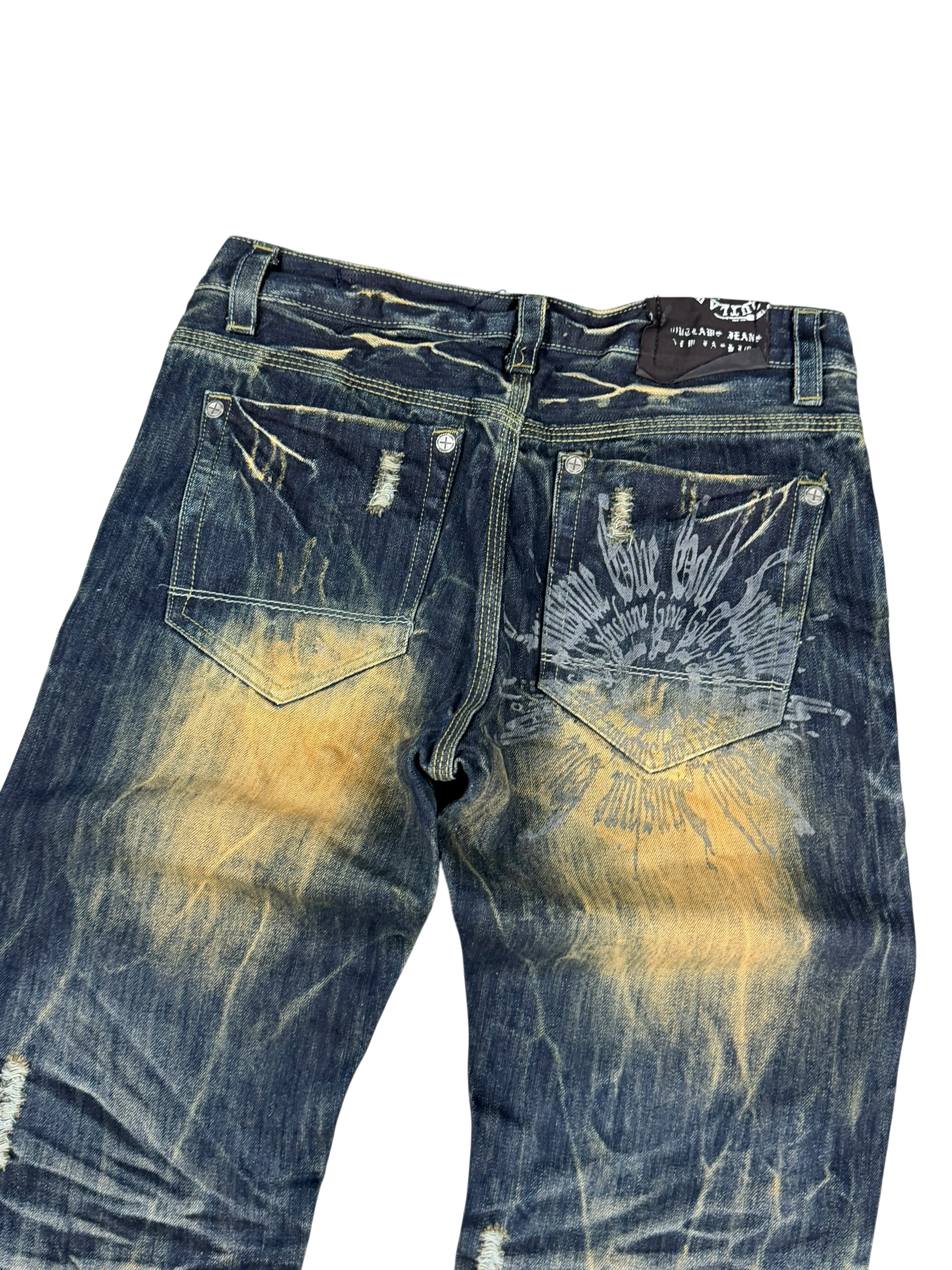 Ultra washed Straight Jeans (S)